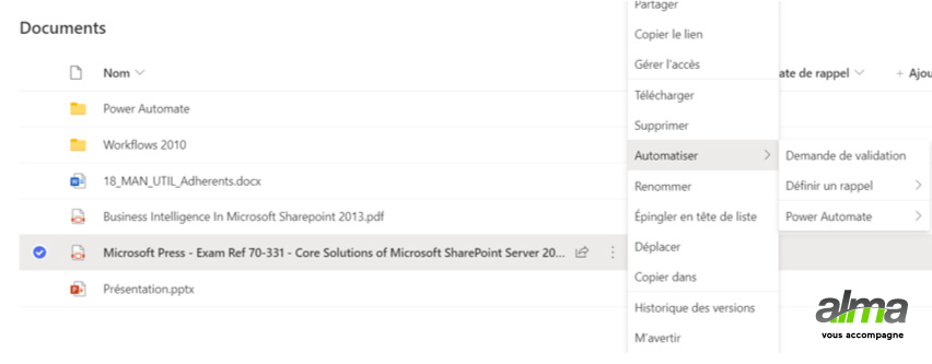 Ged SharePoint applications automatisations
