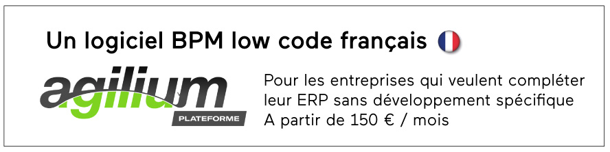 logiciel BPM low code français