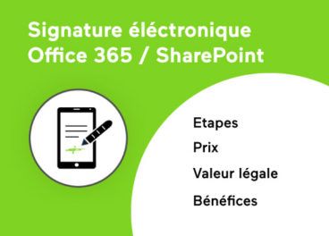 Signature electronique office 365