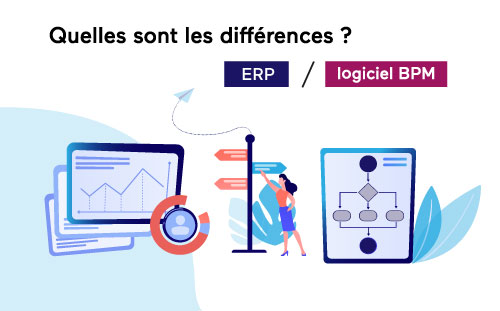 difference erp bpm