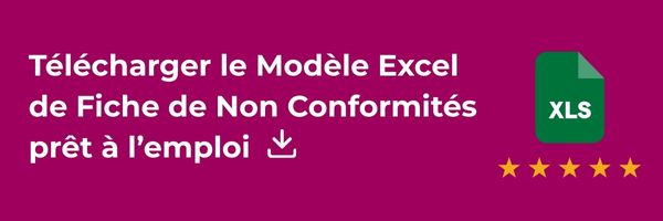 Fiche de non conformité modèle