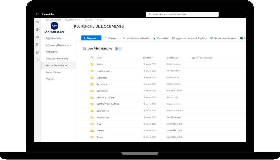 gestion electronique de document sharepoint